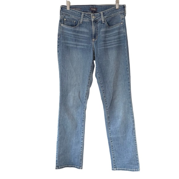 NYDJ Denim - NYDJ MARILYN Straight Jeans Women’s 4 Lift Tuck Medium Wash
